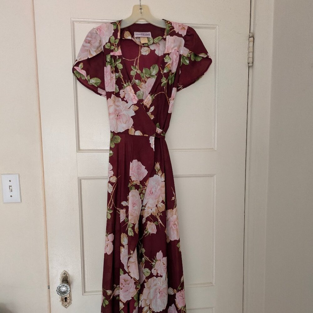 Vintage 70s Evening/Formal WrapAround Dress